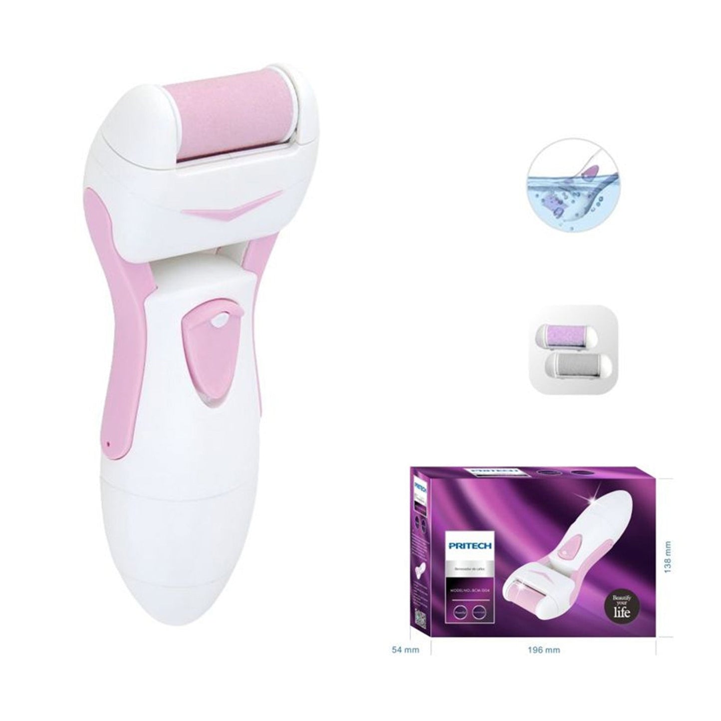 Lixa elétrica para pés