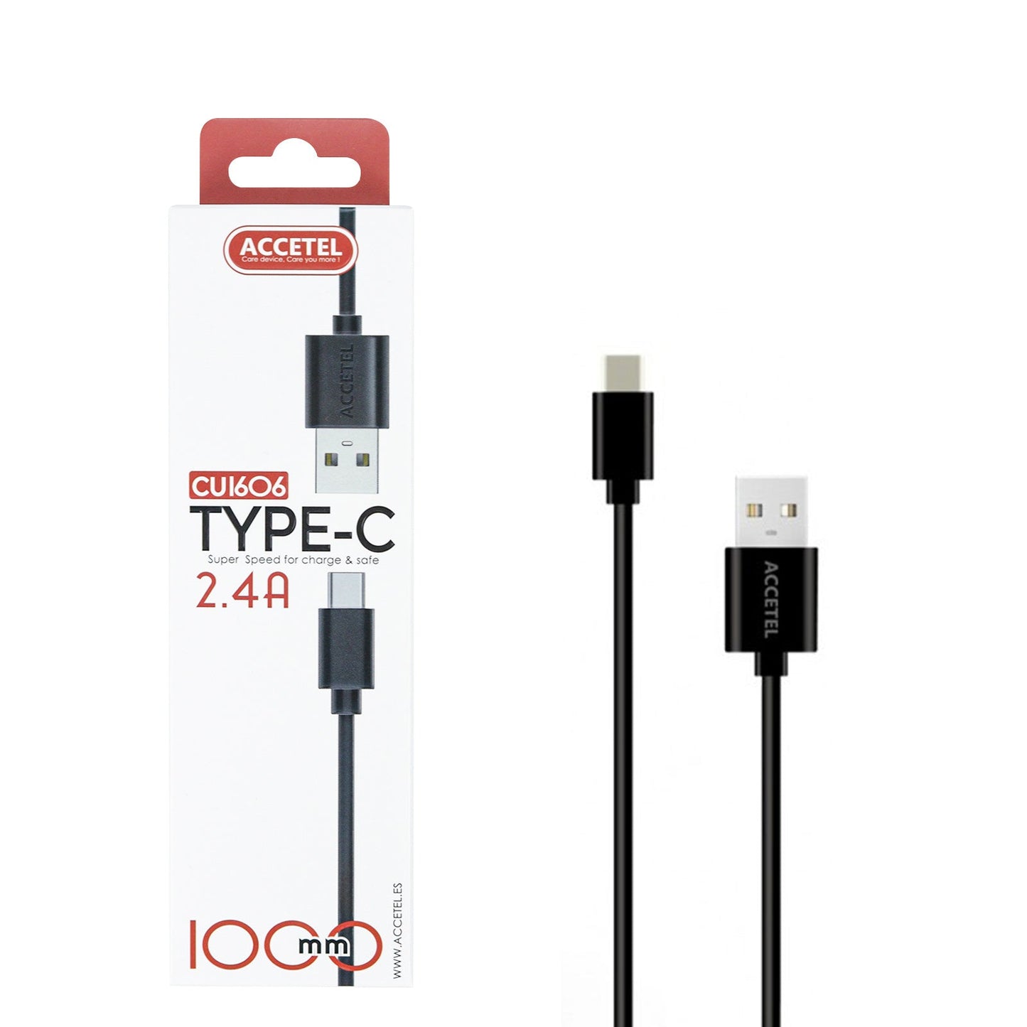Cabo Type-C 1M 2.4A