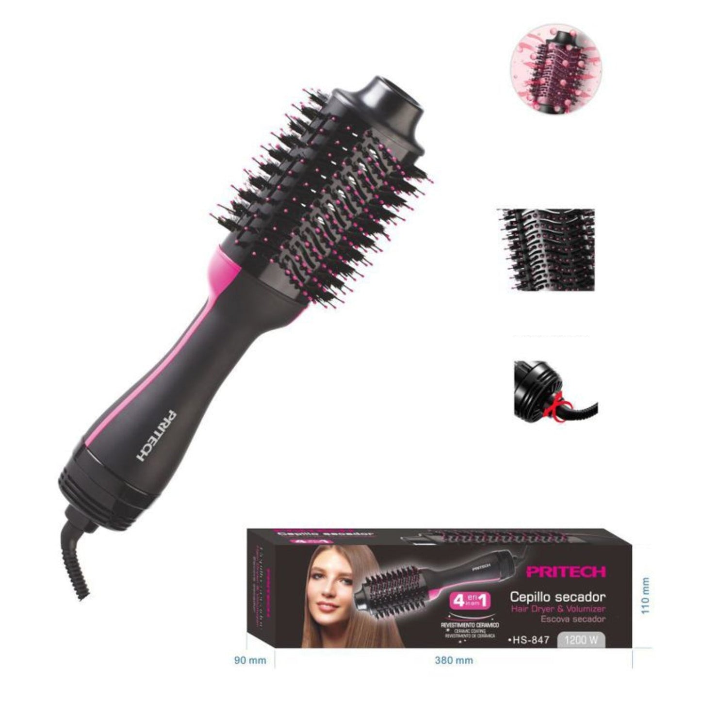 Escova Alisadora de Cabelo