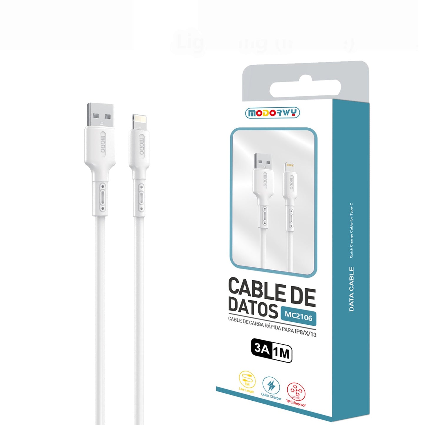 Cabo Micro USB 1M 2.4A