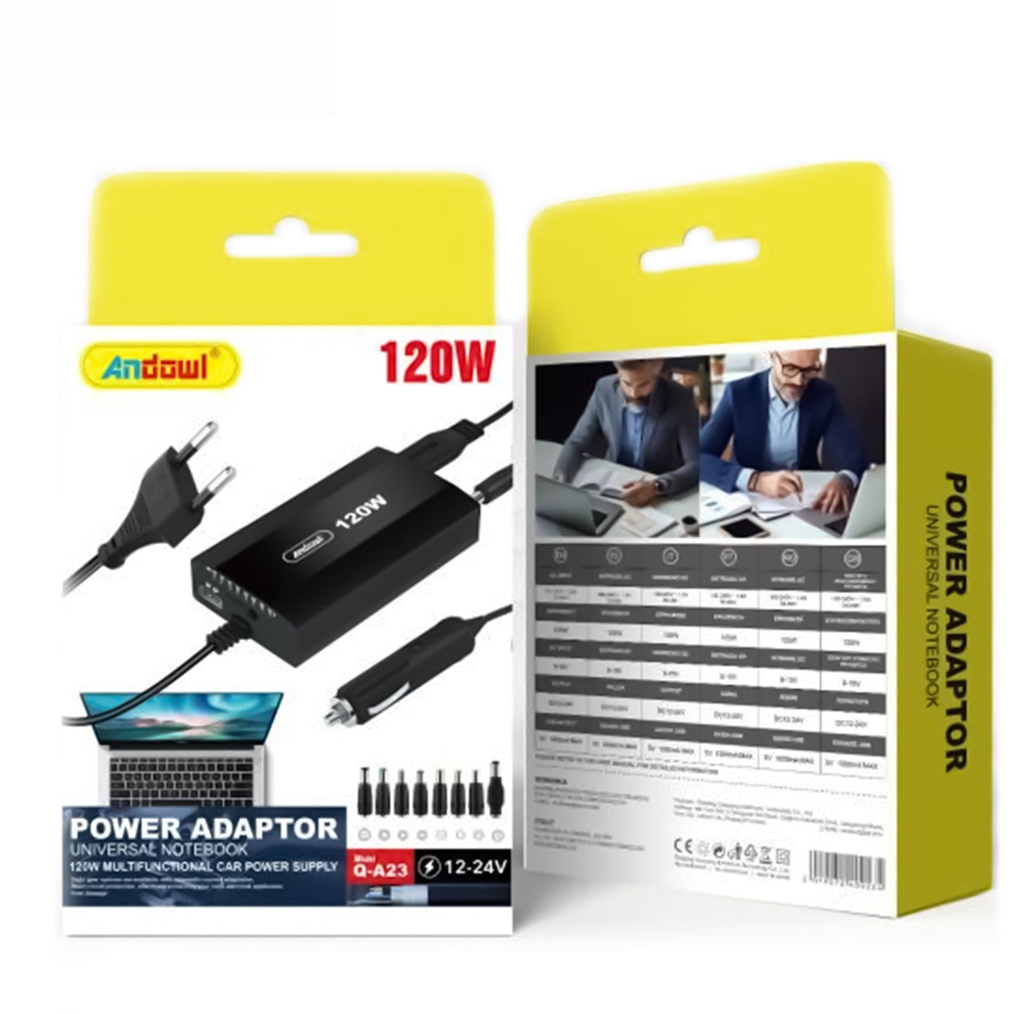 Adaptador Universal para Computador Portátil 120W