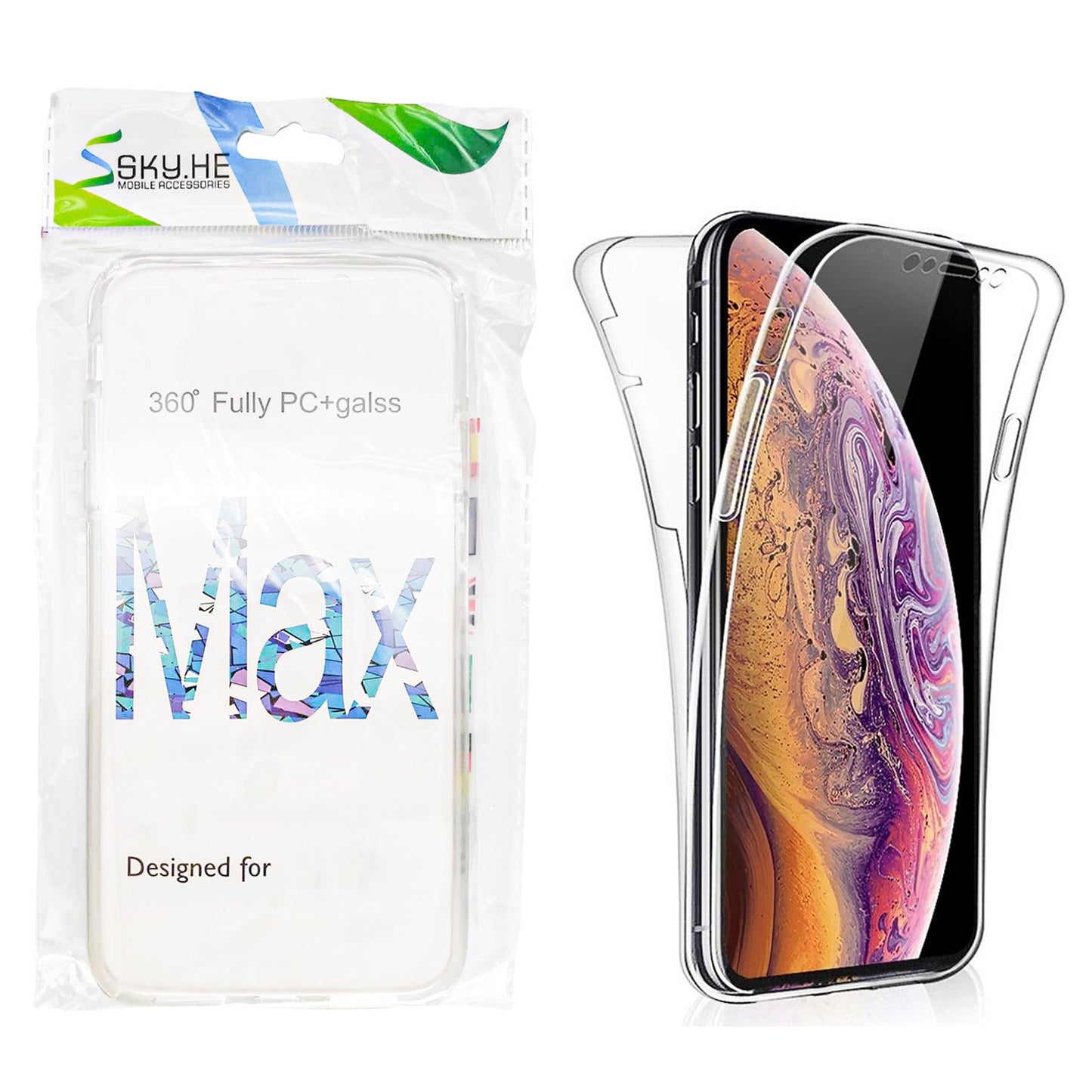 Capa Dupla Transparente 360° Samsung S20