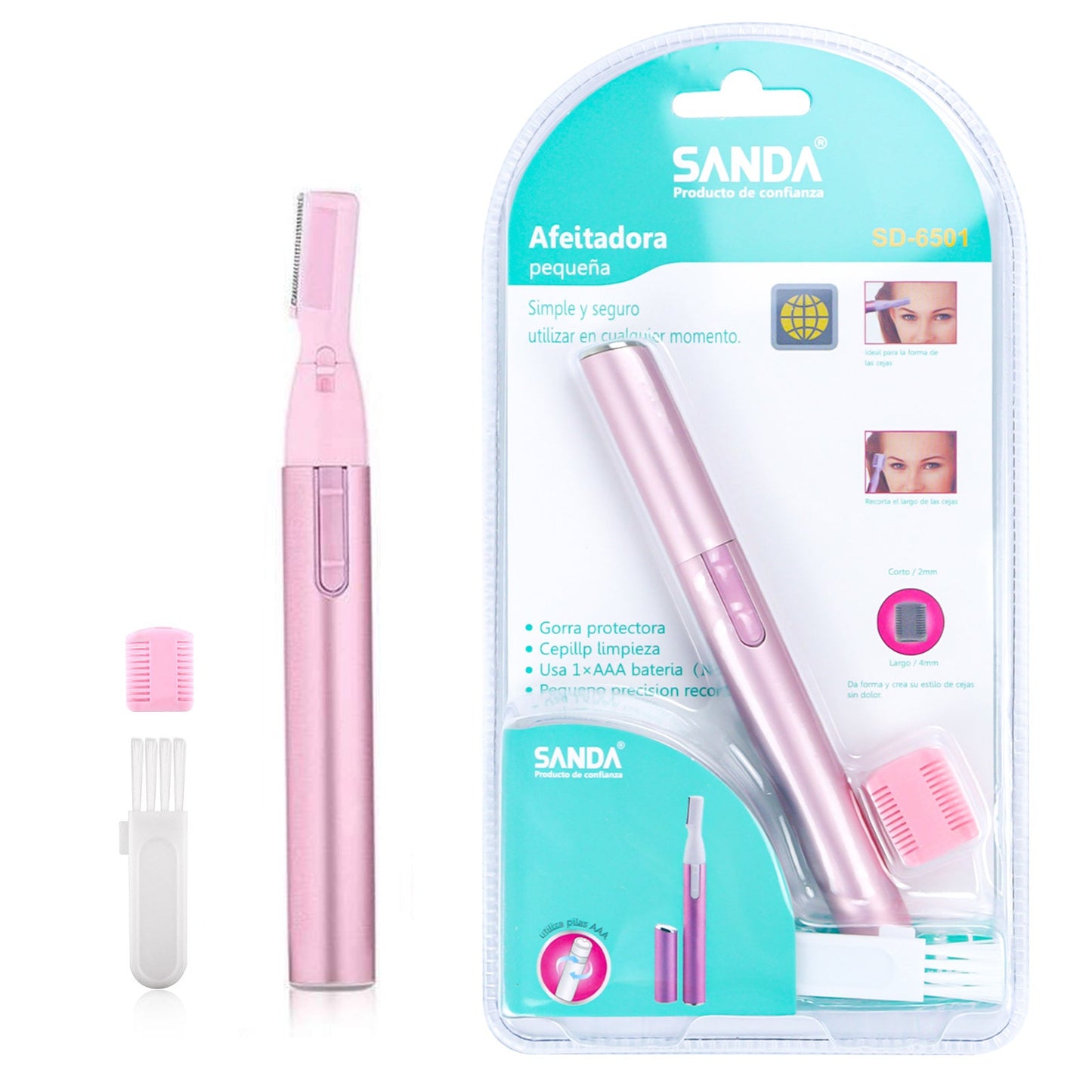 Aparador de sobrancelhas para senhoras