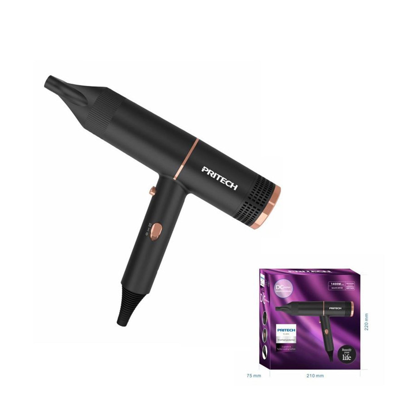 1400W Secador