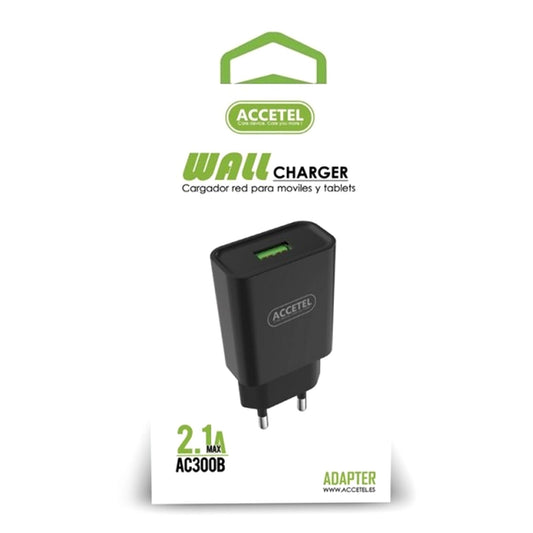 Carregador 2.1A Uma entrada de USB