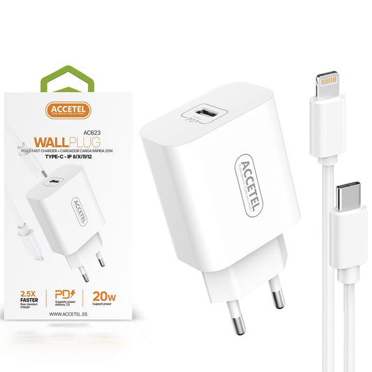 Cojunto de carregador 20W Uma entrada de PD Lightning