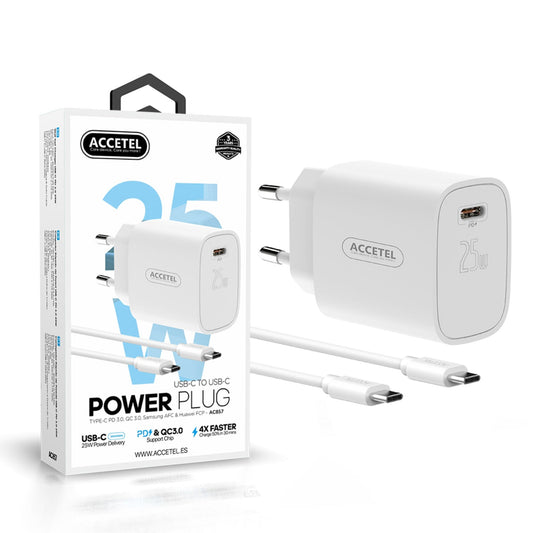 Cojunto de carregador 25W Uma entrada de PD Type-C