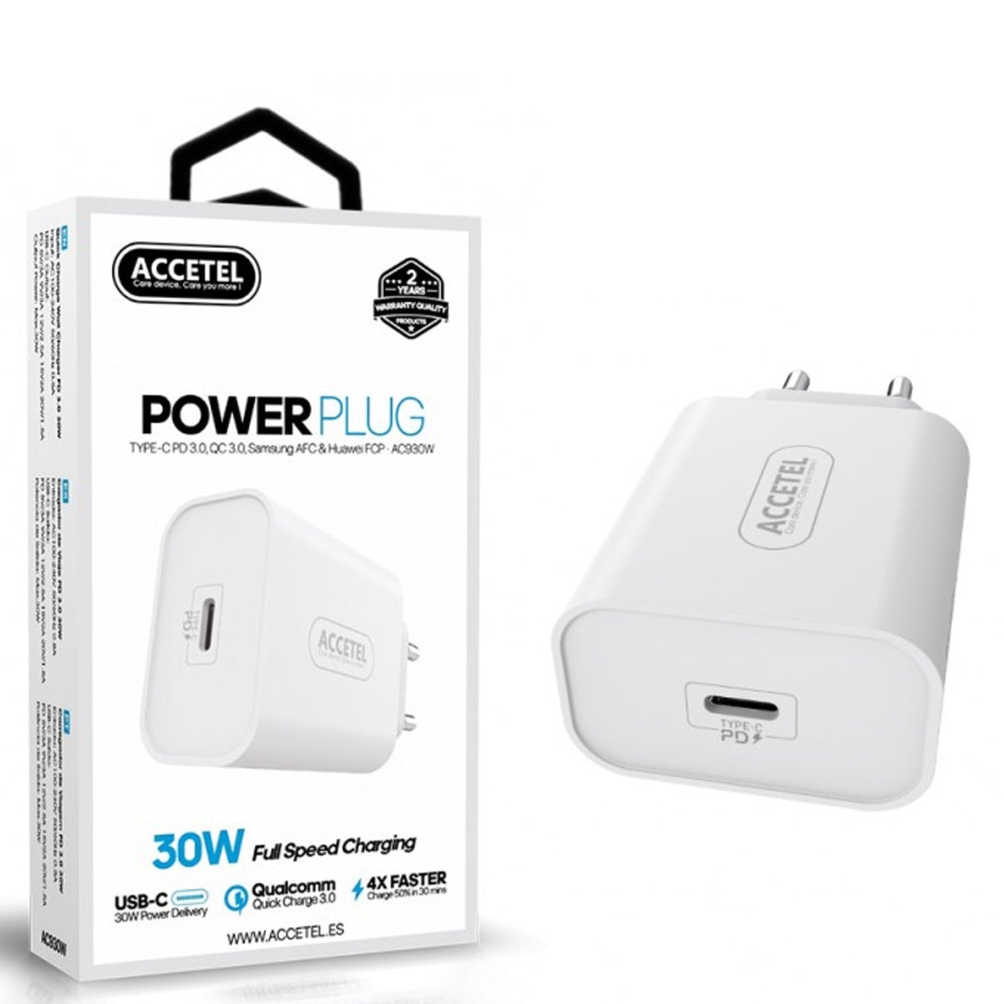 Carregador 30W Uma entrada de PD