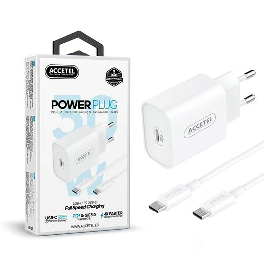 Cojunto de carregador 30W Uma entrada de PD Type-C