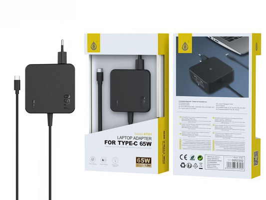 Carregador para Computador Portátil 65W Type-C PD