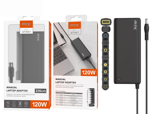 Adaptador Universal para Computador Portátil 120W