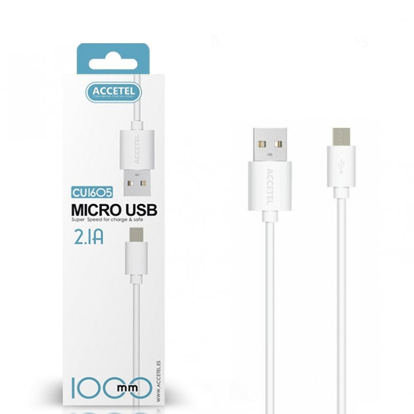 Cabo Micro USB 1M 2.1A