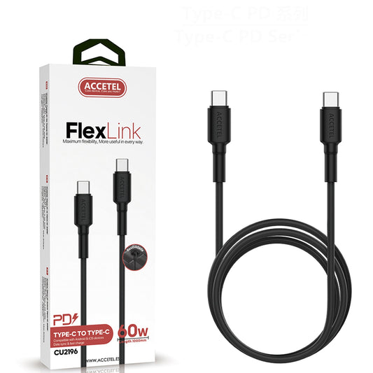 Cabo Dupla Type-C 1M 60W