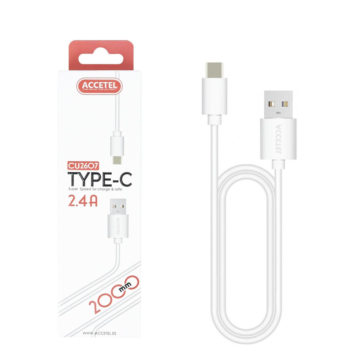 Cabo Type-C 2M 2.4A