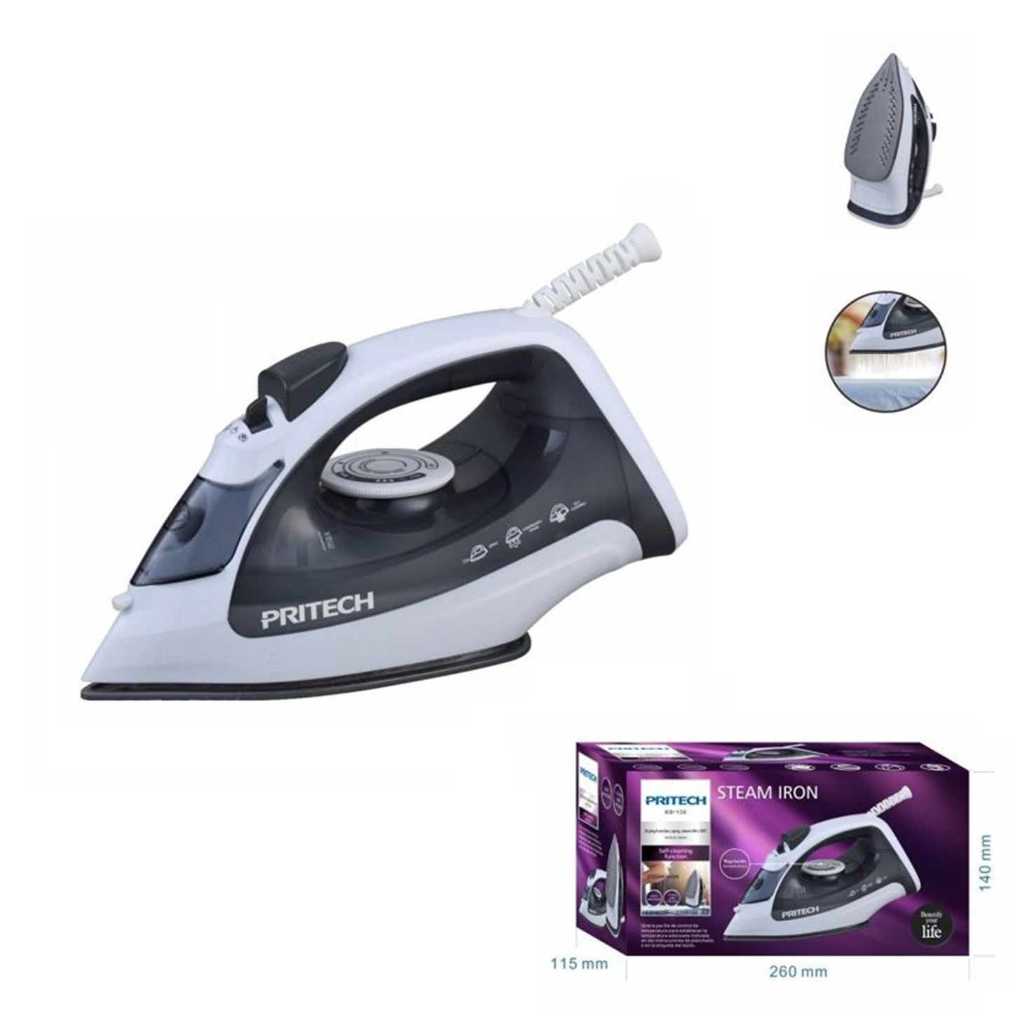 1800W Ferro de Engomar
