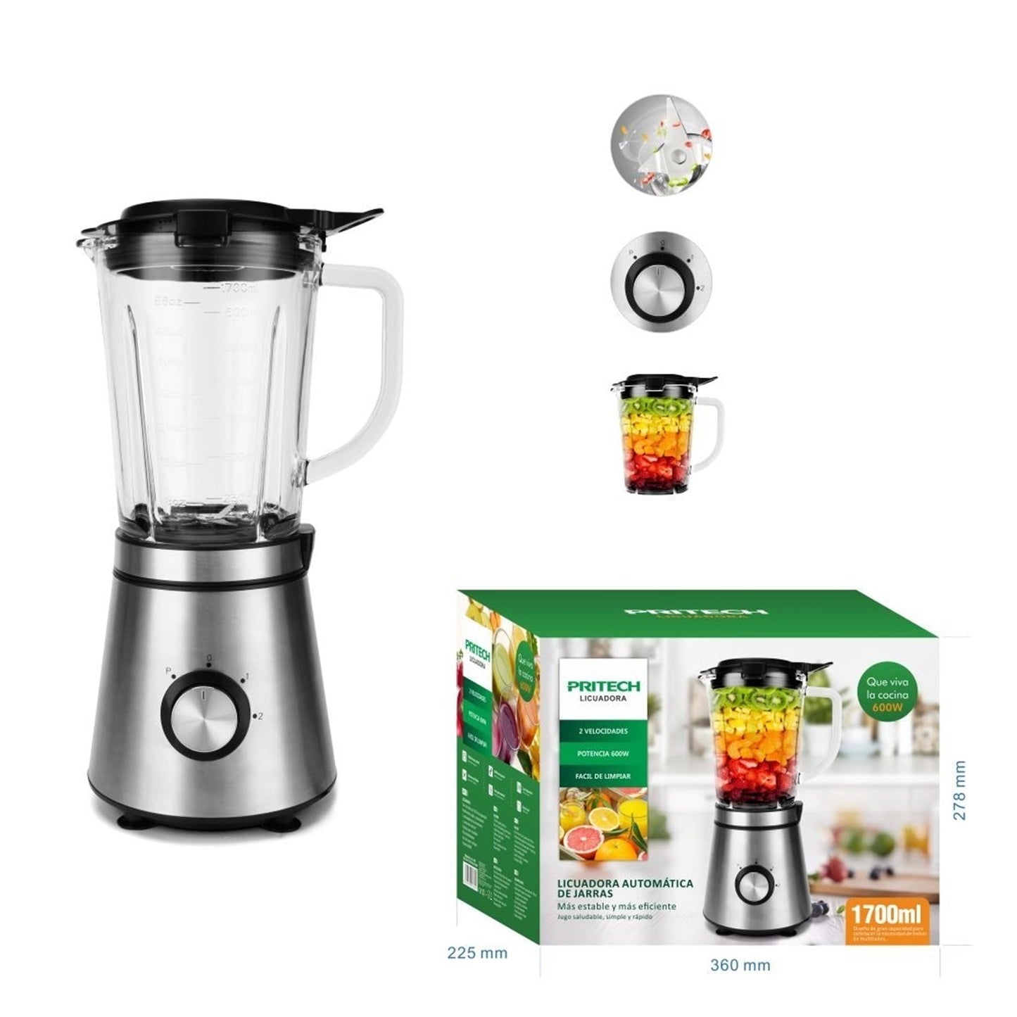 600W Misturador alimentos