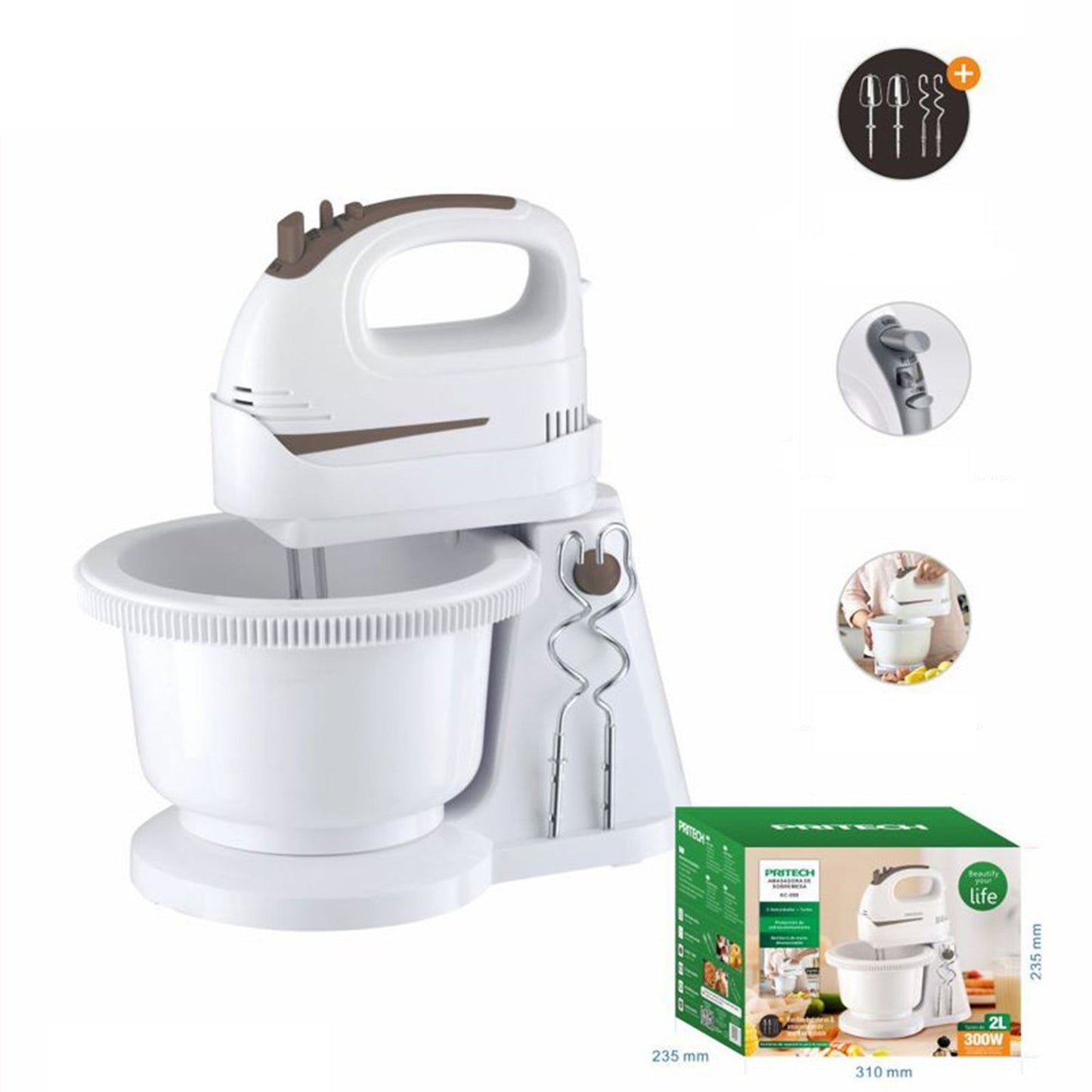 300W Misturador alimentos