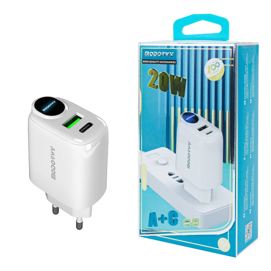 Carregador 20W Uma entrada de USB+PD