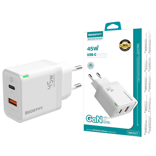 Carregador 45W Uma entrada de USB+PD