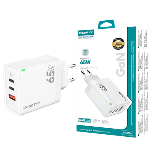 Carregador 65W Uma entrada de USB+PD