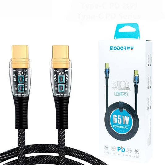 Cabo Dupla Type-C 1M 65W