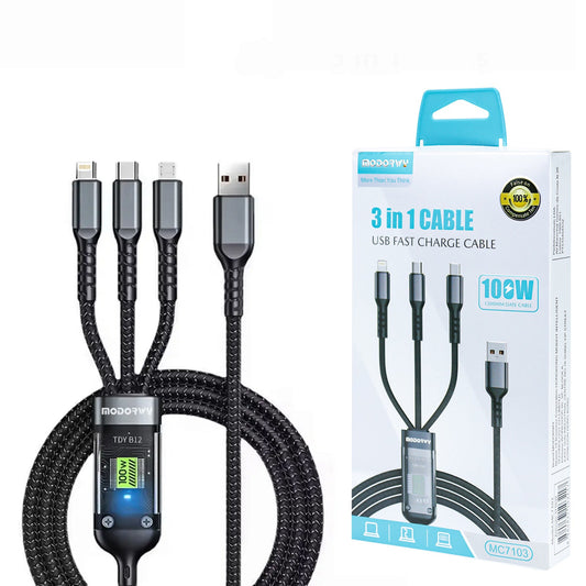 Cabo 3 em 1 1.2M 100W