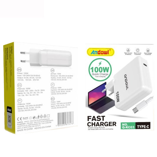 Carregador para Macbook 100W Type-C PD