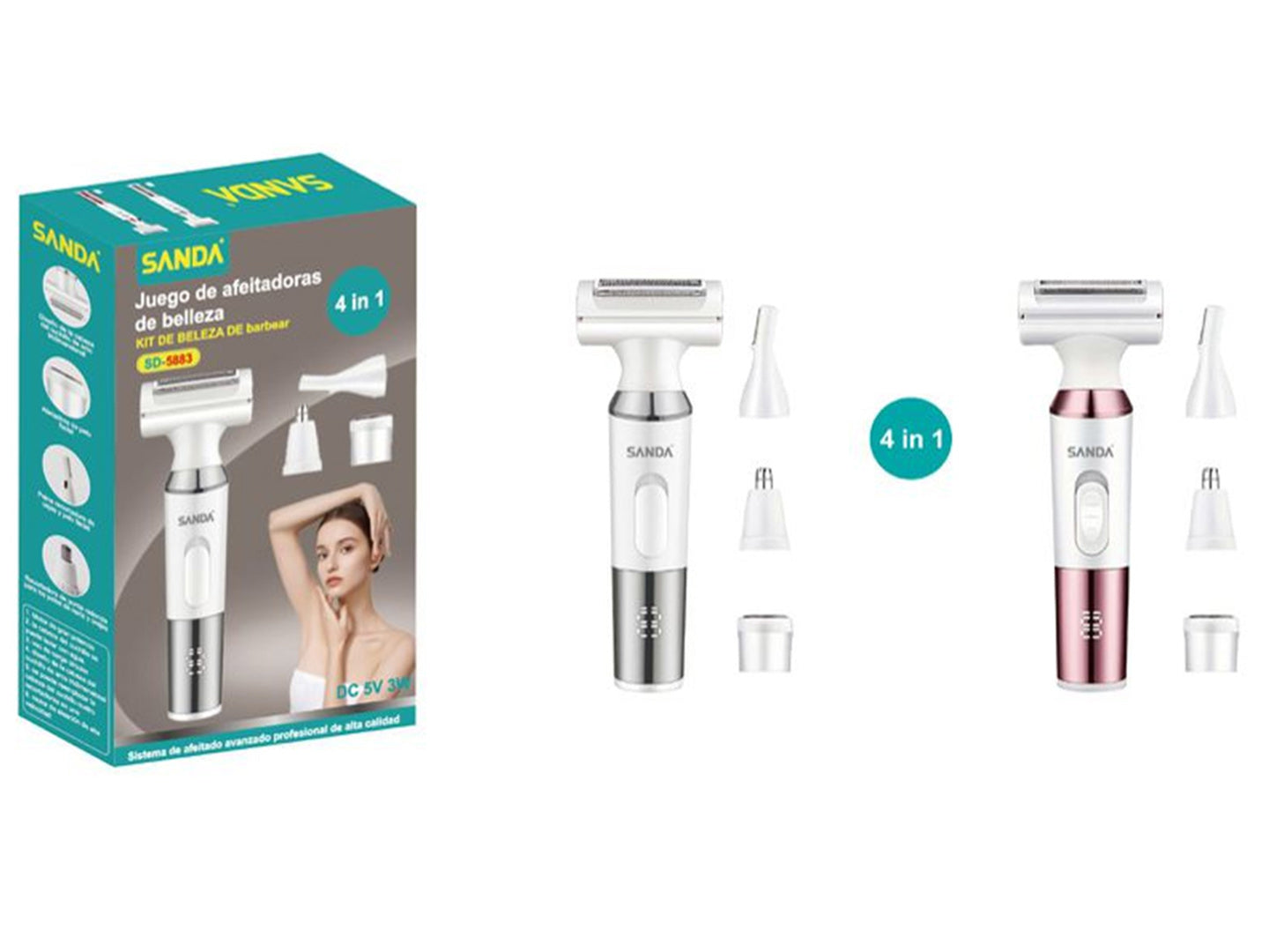 Kit Aparador de pelos para senhoras